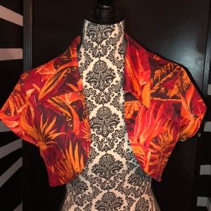 Deadly Dames Malibu Tiki cropped jacket L